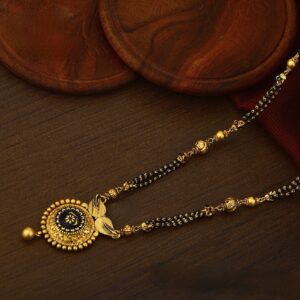 22K Gold Antique Jadtar Mangalsutra