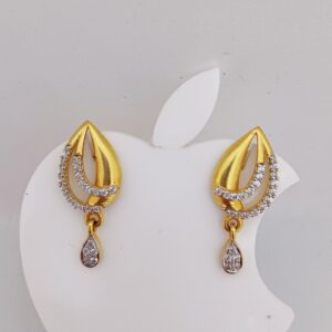 22k Gold Exclusive Stone Ladies Earring