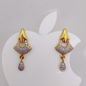 22k gold exclusive stone sitting ledies earring