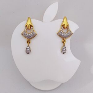 22k gold exclusive stone sitting ledies earring