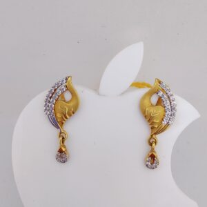 22k Gold Exclusive Patti Design Earring