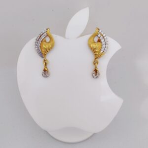 22k Gold Exclusive Patti Design Earring