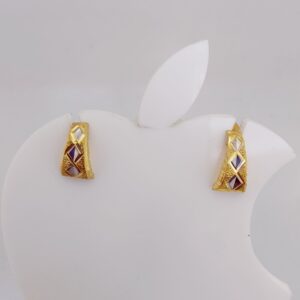 22k gold plain exclusive earring