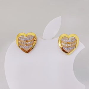 18k Gold Exclusive Heart Shape Earring