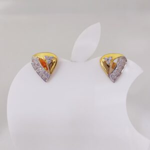 18k Gold Exclusive Ovel Shape Earring