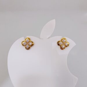 18k Gold Exclusive Stone Ladies Earring