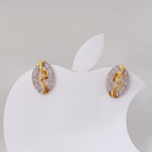 18k gold diamond exclusive ladies earring