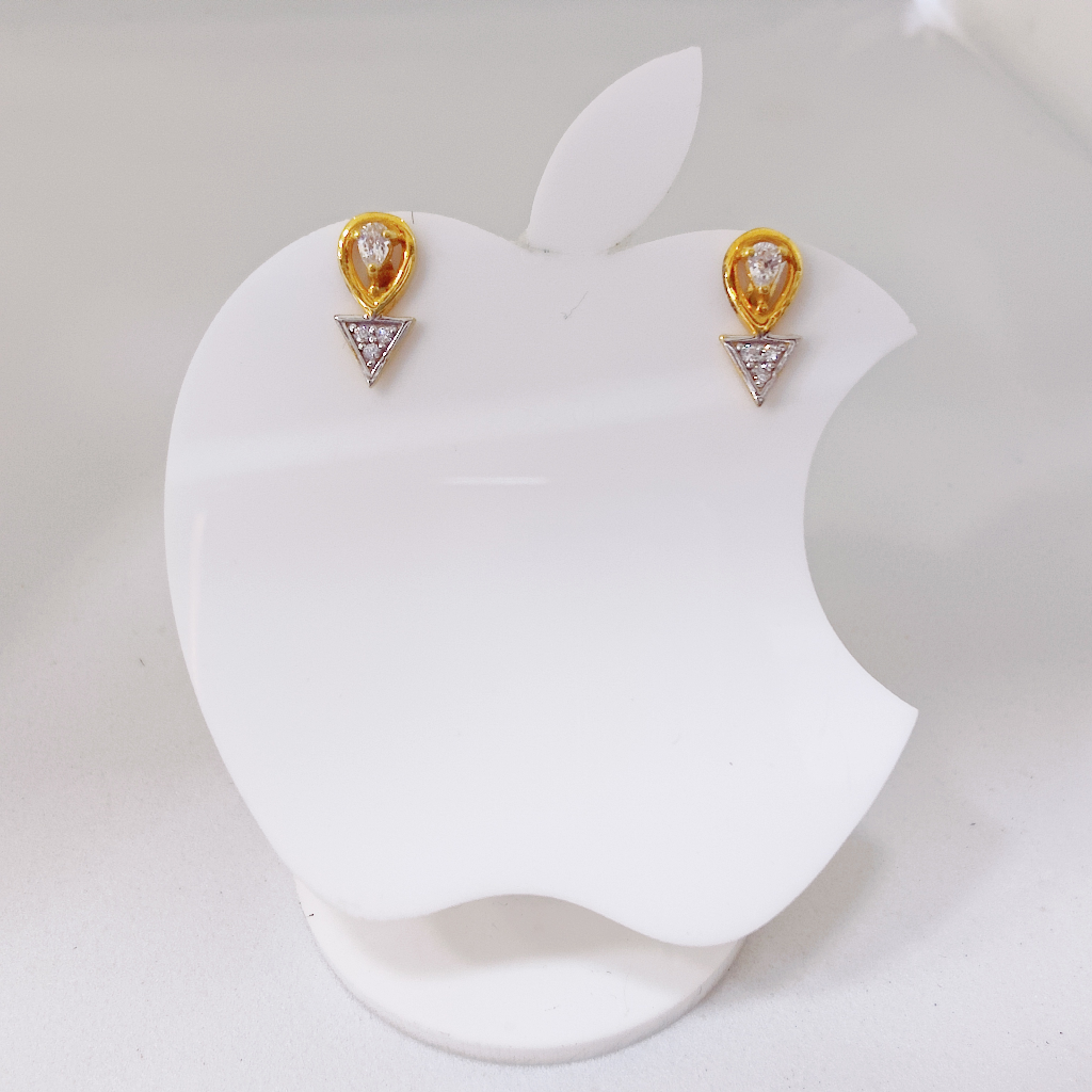 22k gold exclusive stone ladies earring