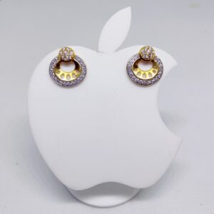 22k gold exclusive stone sitting ladies earring