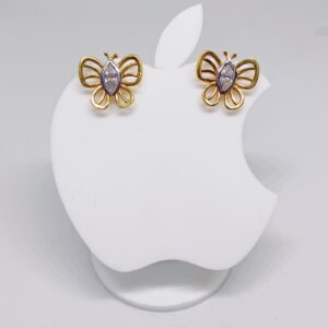 22k gold exclusive butterfly design ladies earring
