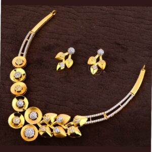 22K Gold Diamond Fancy Set