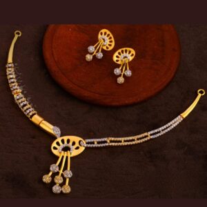 916 Gold Diamond Fancy Set