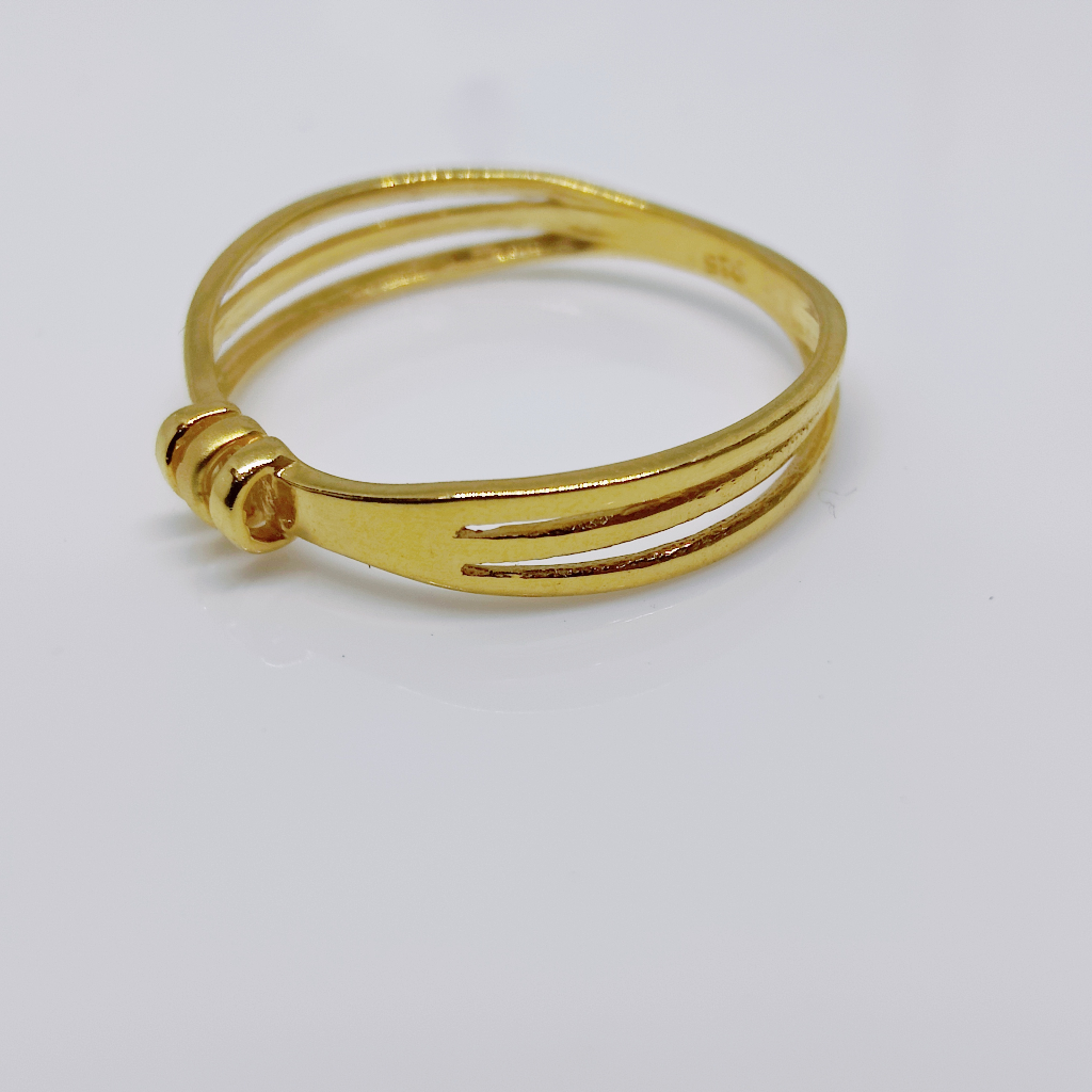 22k Gold Plain Antique Ladies Ring