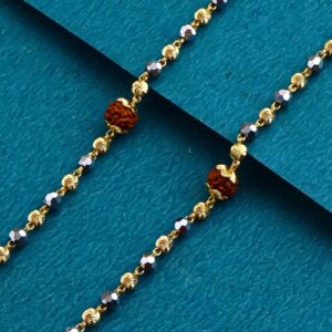 22K 916 Gold Fancy Rudraksha Kids Najariya
