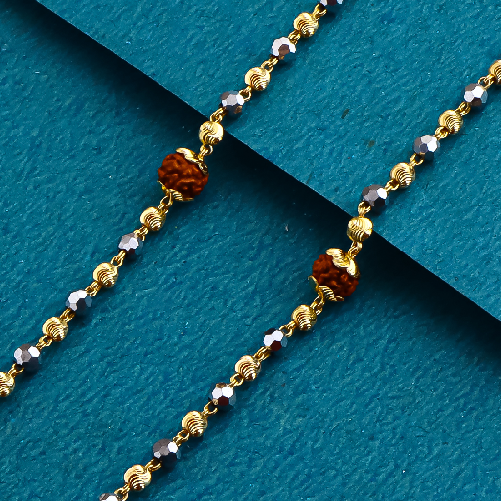 22K 916 Gold Fancy Rudraksha Kids Najariya