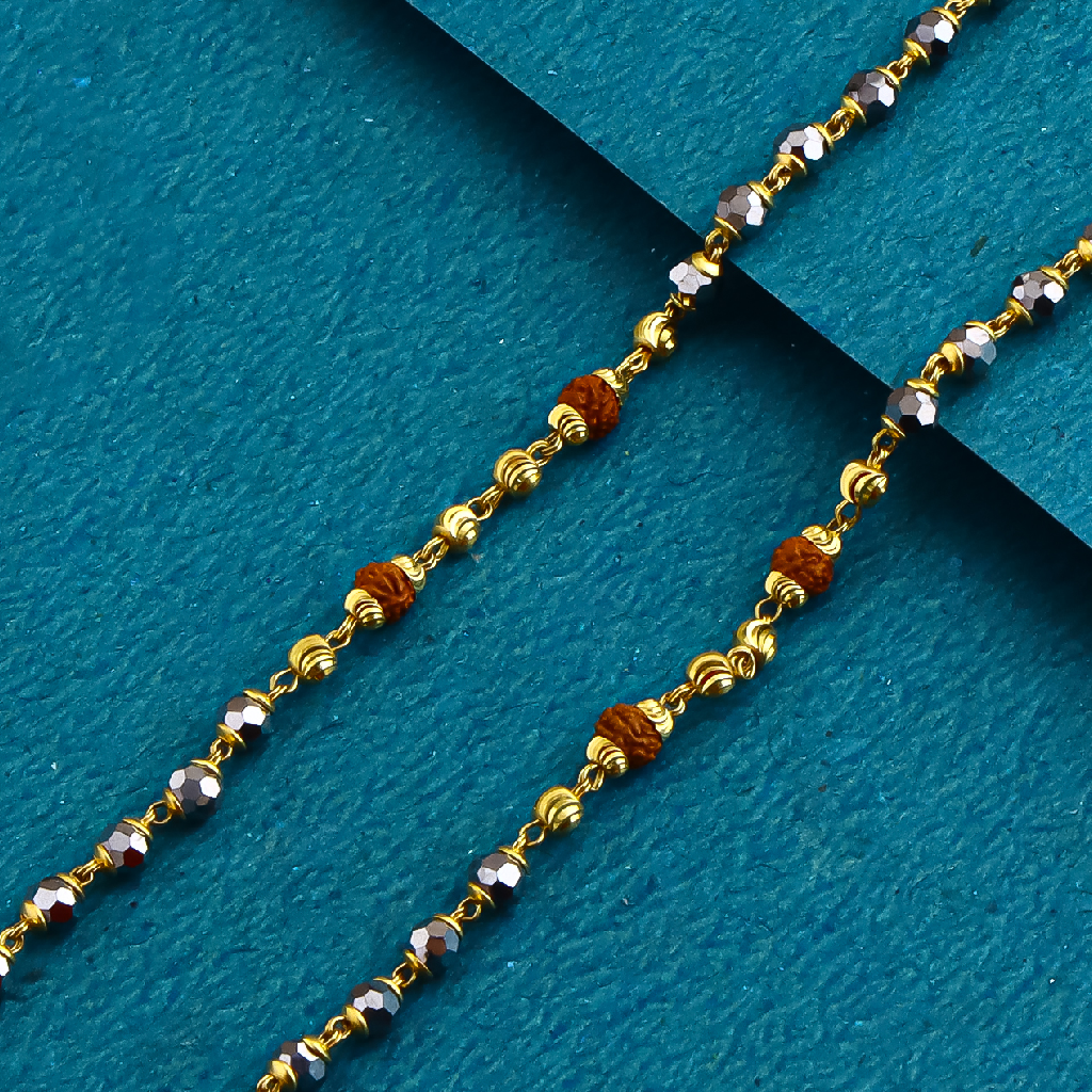 22K 916 Gold Fancy Rudraksha Kids Najariya
