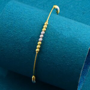 22K 916 Gold Fancy Round Shape Bracelet