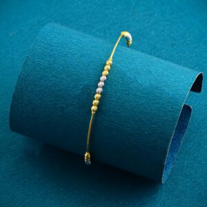 22K 916 Gold Fancy Round Shape Bracelet