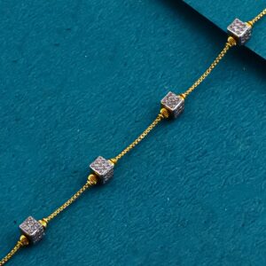 22K Gold Fancy Round Ball Ledies Design