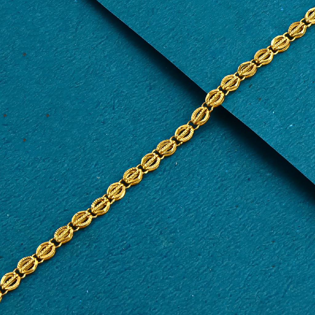 22K 916 Gold Exclusive Plain Design Bracelet