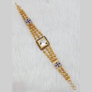 22K Gold Antique Square Shape Ladies Bracelet