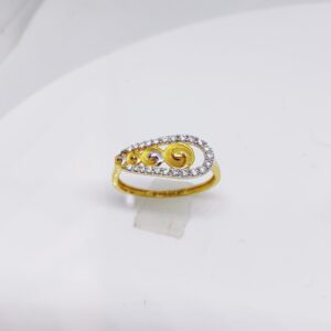 22k gold unique ladies ring