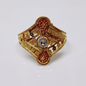 22k gold plain exclusive ladies ring