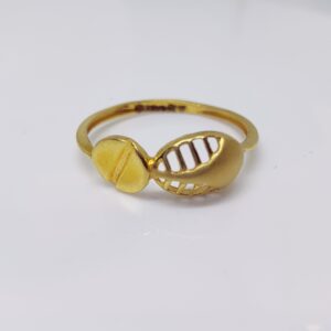 22k Gold Plain Ladies Ring