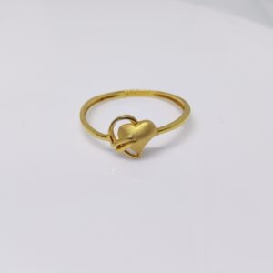 22k gold heart shape exclusive ring