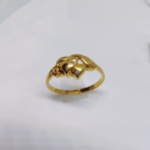 22k Gold Heart Shape Casting Ring