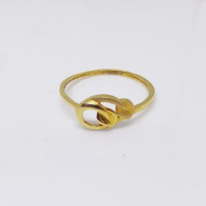 22k Gold Leaf Design Exclusive Ring