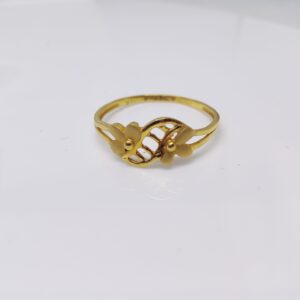 22k Gold Flower Design Exclusive Ring