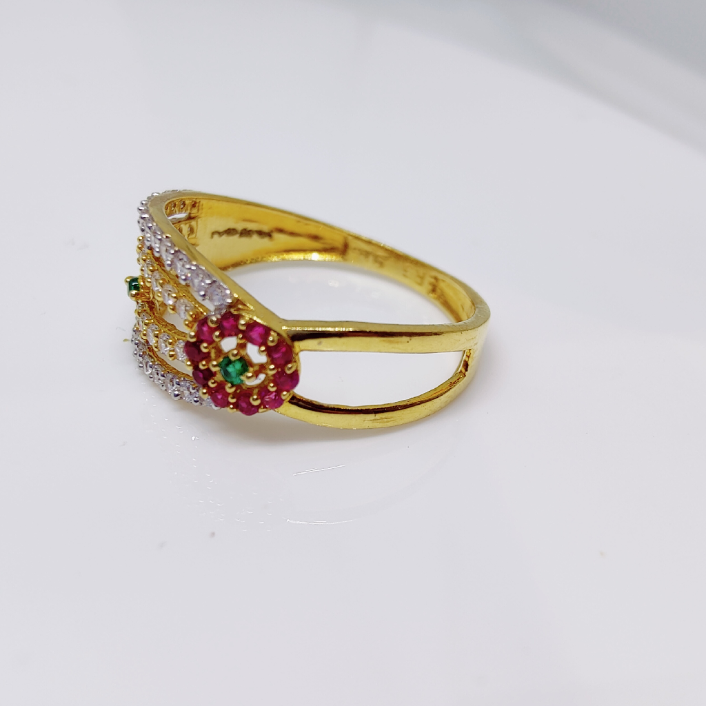 22k gold Cooler diamond fancy ring