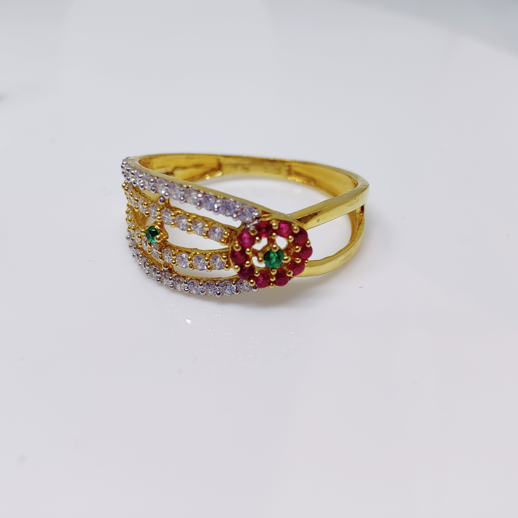 22k gold Cooler diamond fancy ring
