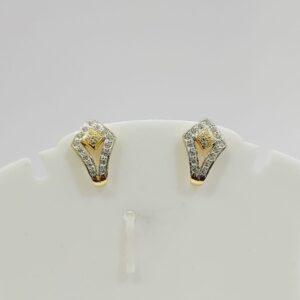 916 Yellow gold Elite CZ tops