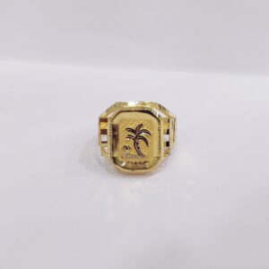 22k Gold Coconut Tree Design Ring