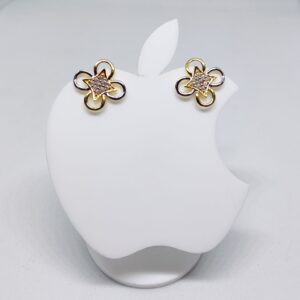 18k gold diamond flower design tops