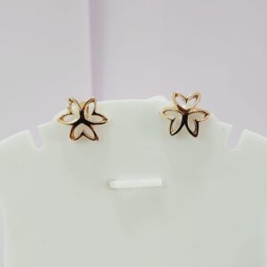 18k gold flower design plane tops