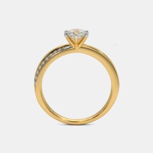 22k gold single stone ladies solitaire ring