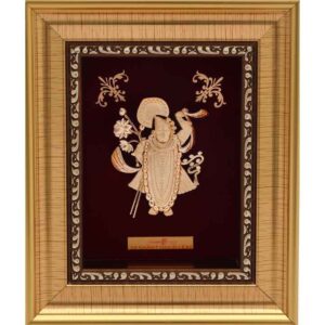 24k gold leaf shreenathji gifteble frame
