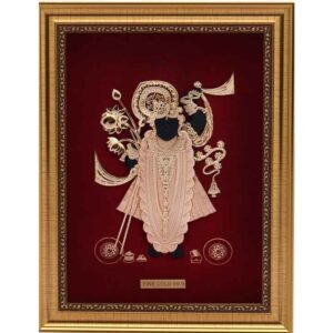 24k gold leaf shreenathji frame
