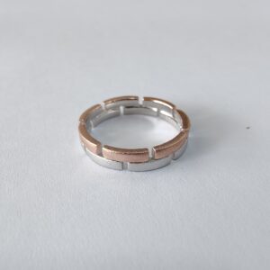 925 sterling silver rose ladies and gents ring