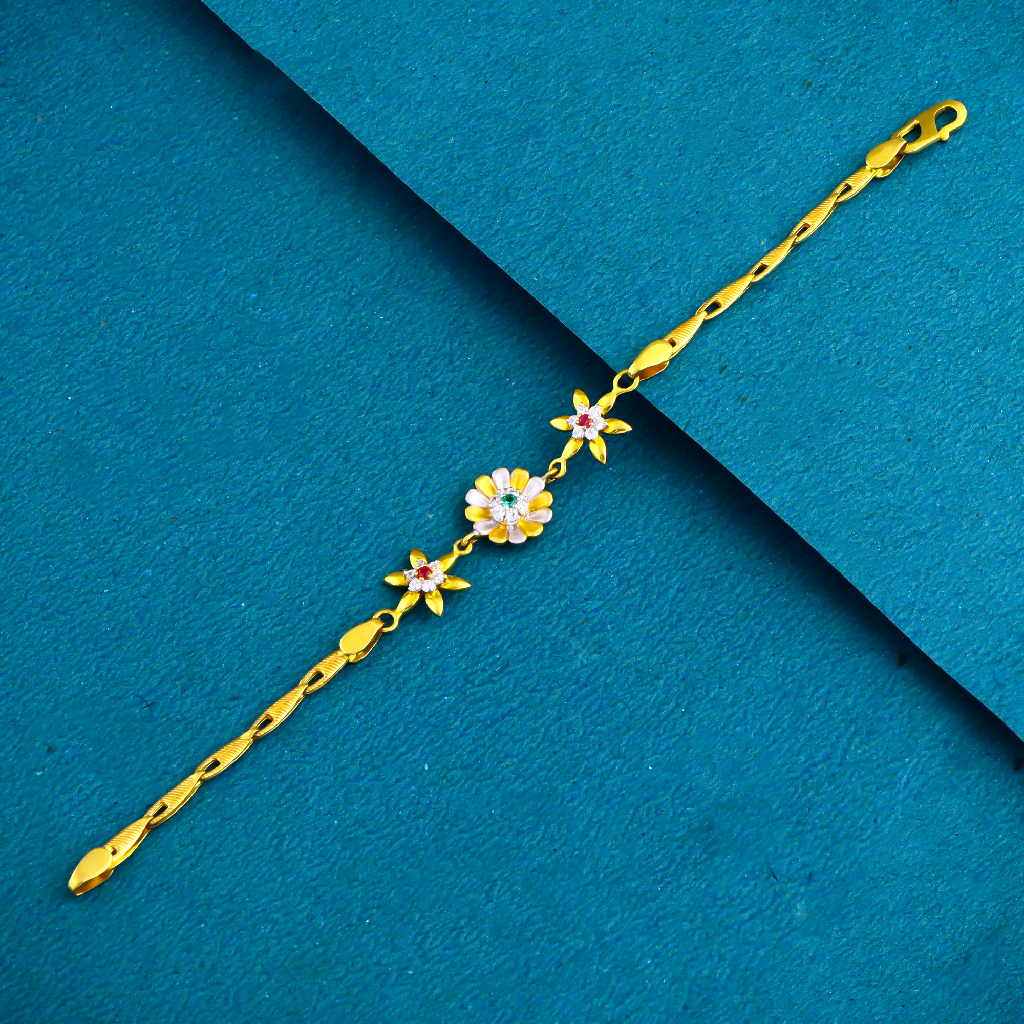 22K 916 Gold Modern Design Ledies Bracelet