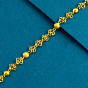 22K 916  Gold Fancy Plain Bracelet