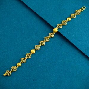 22K 916  Gold Fancy Plain Bracelet