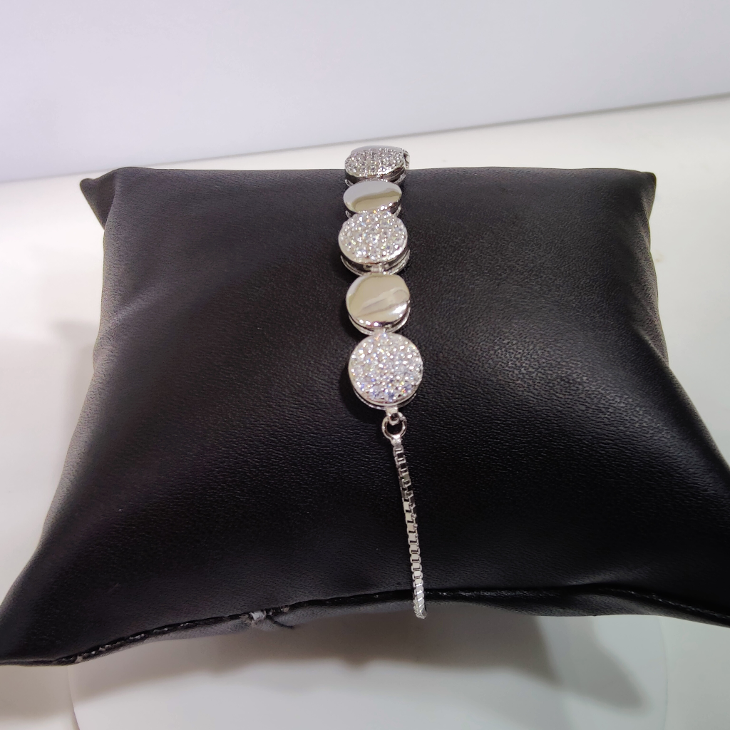 925 silver round shape bracelet