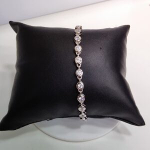 925 silver cz bracelet