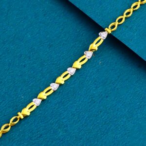 22k 916 Gold Fancy Ledies bracelet