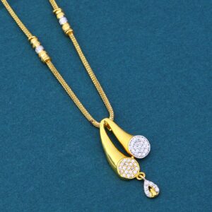 916 gold Exclusive Fancy dokiya Necklace set