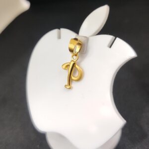 916 Gold P Name Pendal